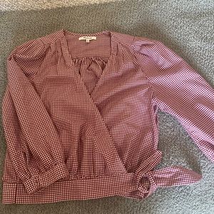 Madewell wrap top